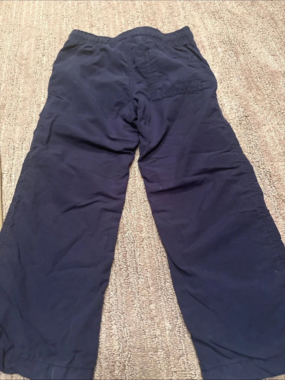 Kids Khaki, Red and Navy Casual Bottoms Trio. Brands Gap, Oshkosh, and Gymboree.